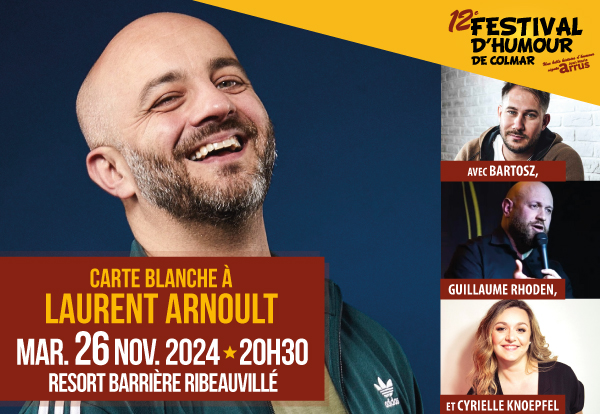 Spectacle humoristique - Carte blanche à Laurent Arnoult Le 26 nov 2024