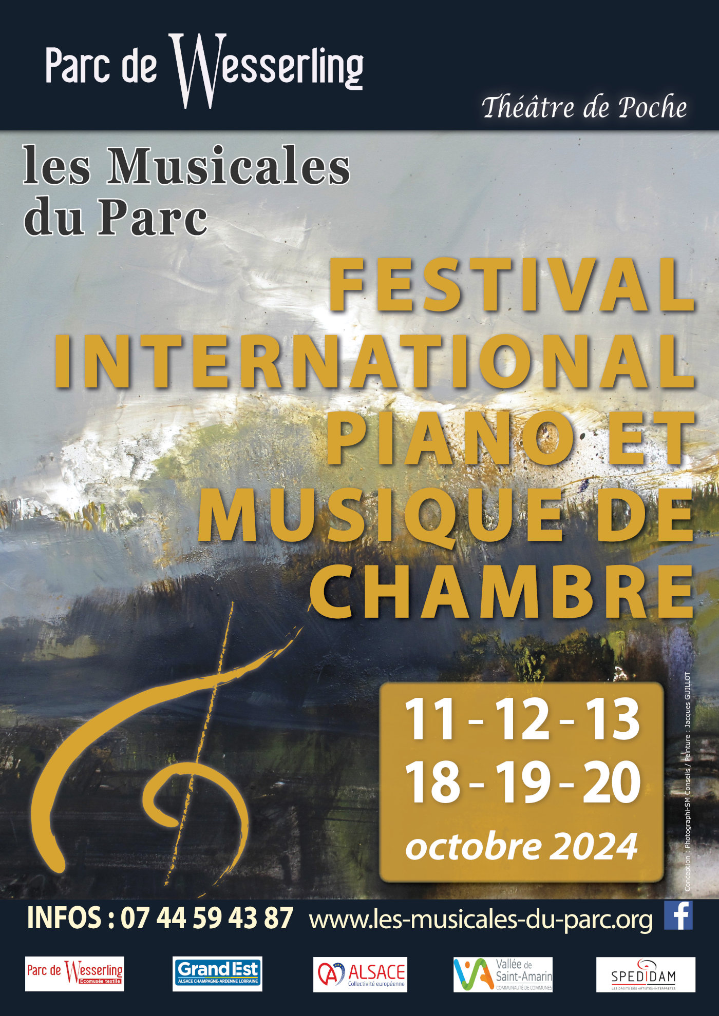 LES MUSICALES DU PARC DE WESSERLING Du 18 au 20 oct 2024