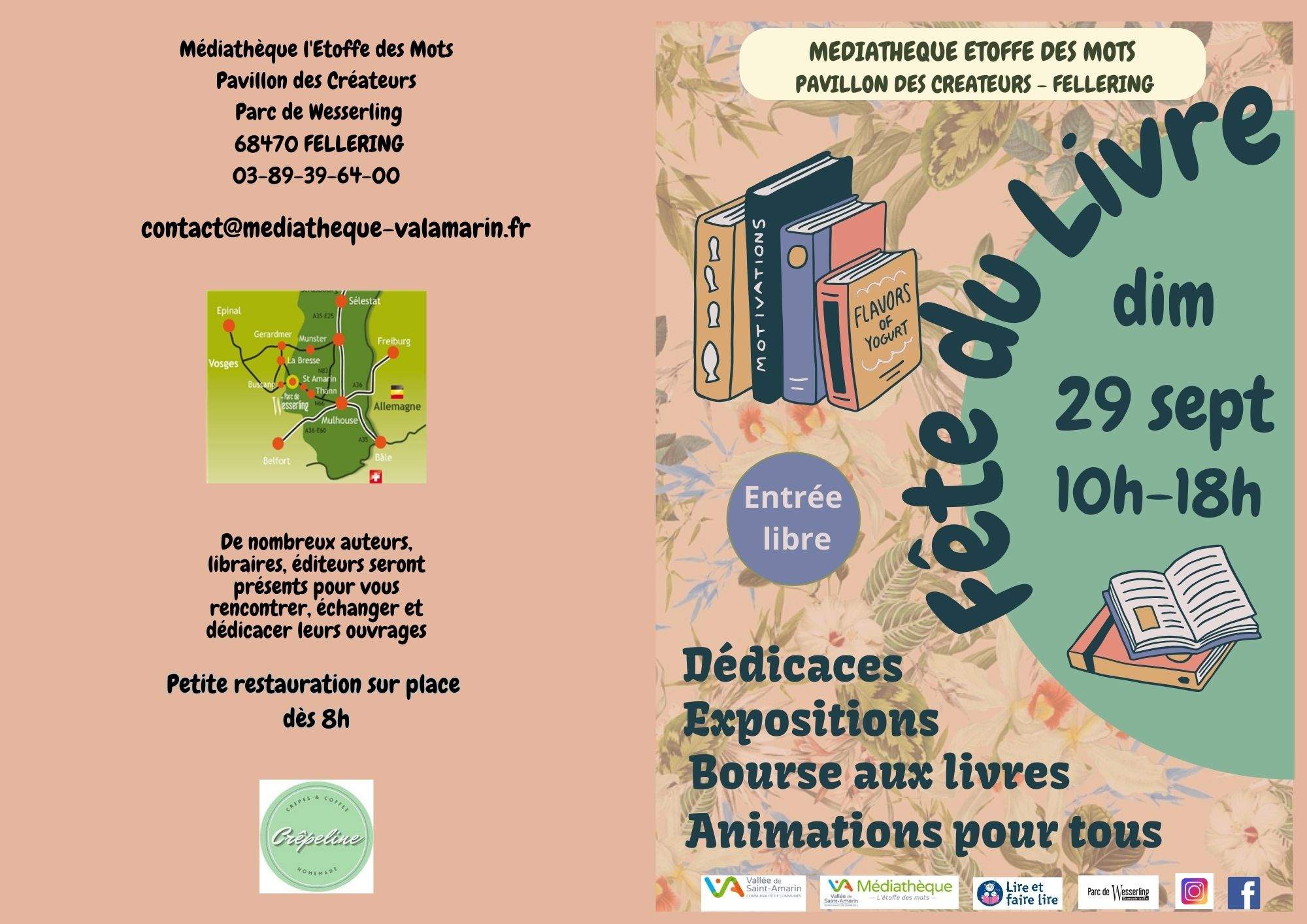 Fête du livre 2024 Le 29 sept 2024