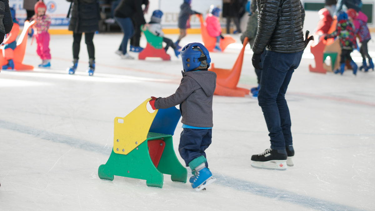 Animation pour enfants 2 à 5 ans : le glaçon des oursons à la patinoire