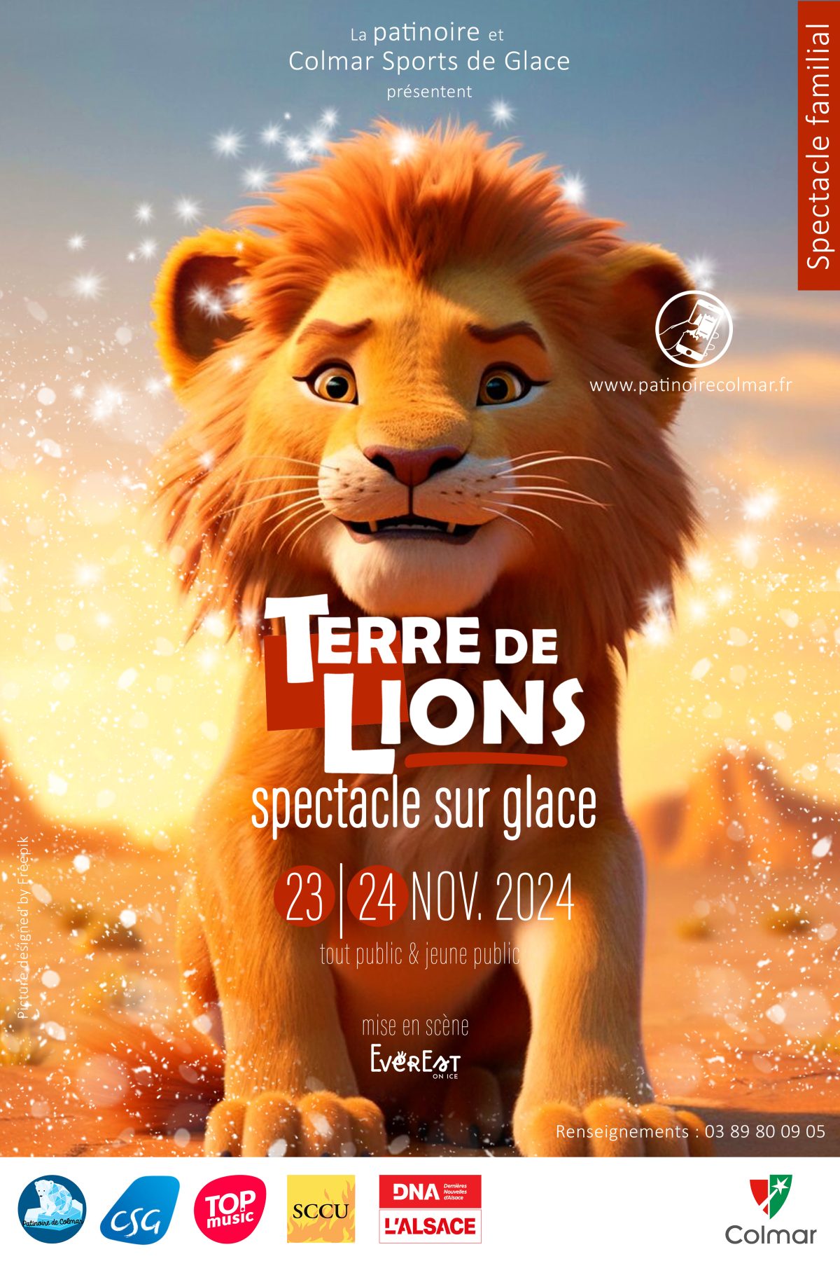 Spectacle : terre de lions