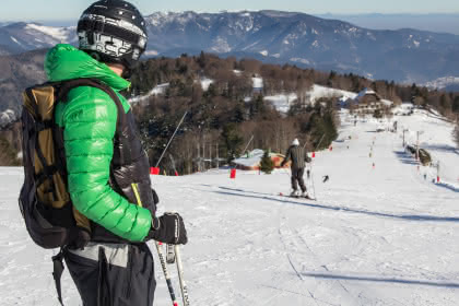 Piste de ski de piste © Destination Ballon d’Alsace