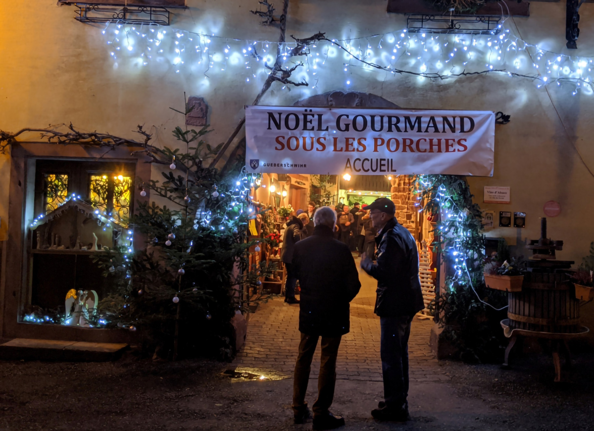 Noël gourmand sous les porches Le 14 déc 2024