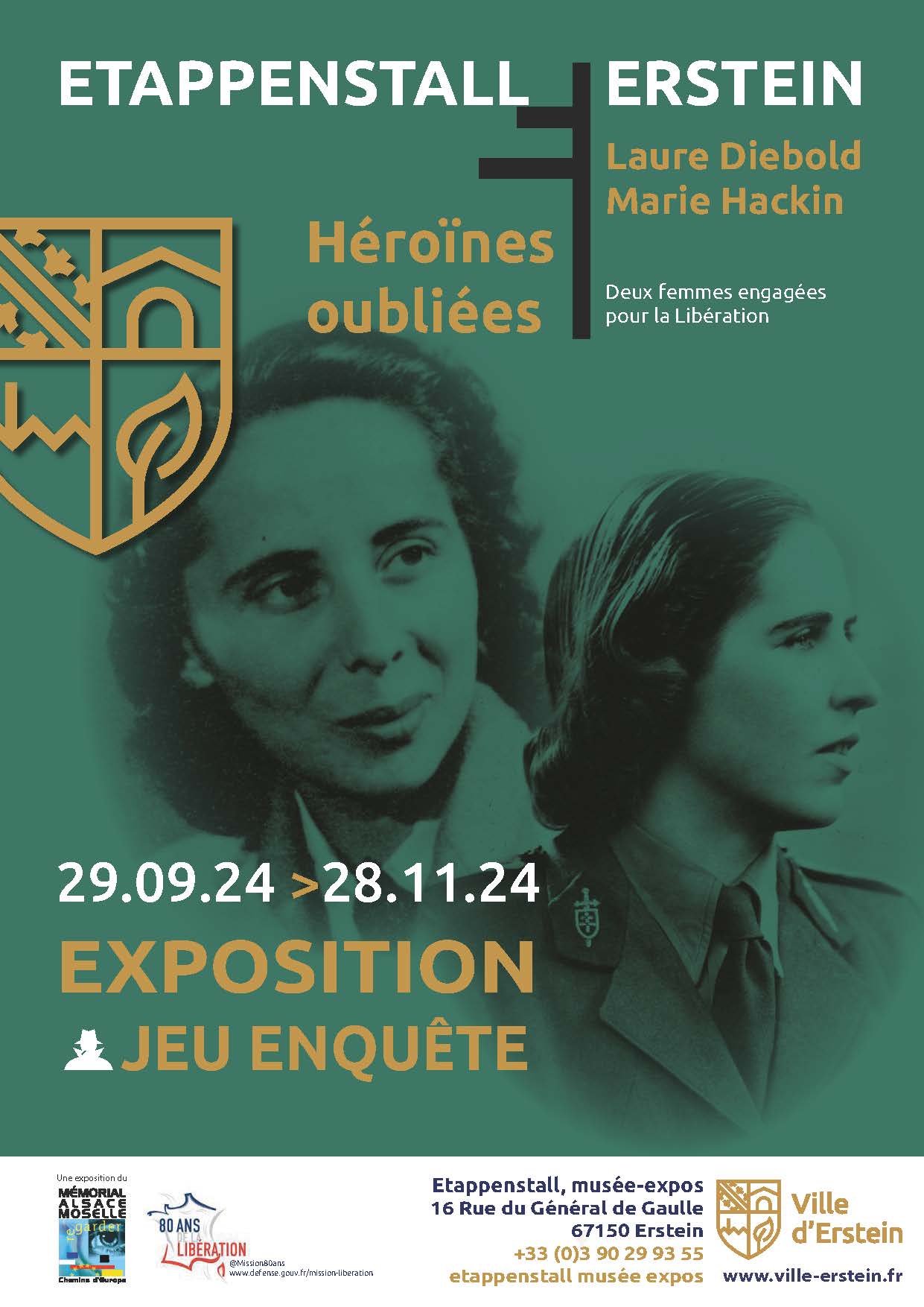 Laure Diebold, Marie Hackin, Héroïnes oubliées Du 29 sept au 28 nov 2024