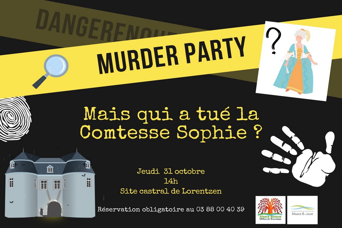 MURDER PARTY : Mais qui a tué la Comtesse Sophie Le 31 oct 2024